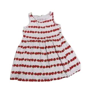 H&M kids strawberry sleeveless dress